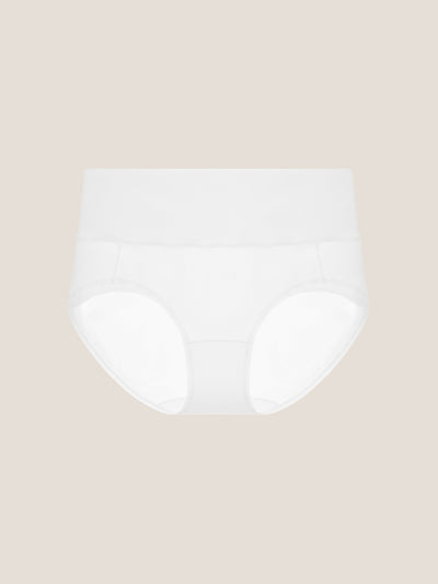 Pure Cotton Wide Elastic Band High-Waisted Brief 2-Pack