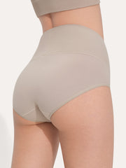 Pure Cotton Wide Elastic Band High-Waisted Brief 2-Pack