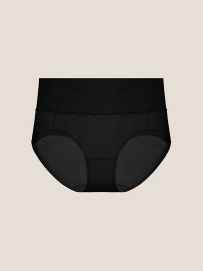 Pure Cotton Wide Elastic Band High-Waisted Brief 2-Pack