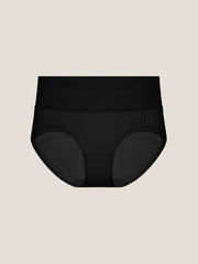 Pure Cotton Wide Elastic Band High-Waisted Brief 2-Pack