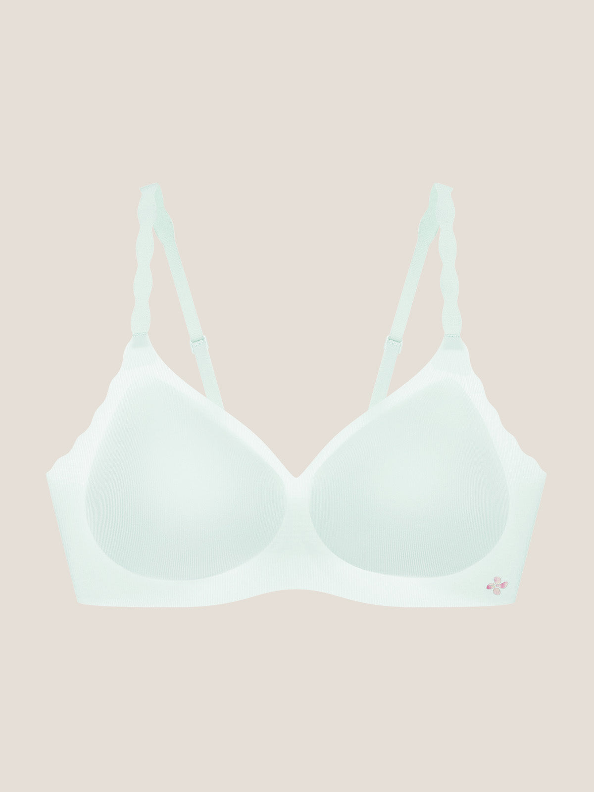 Basic Seamless Deep V Neck Cooling Bra - Smart Size