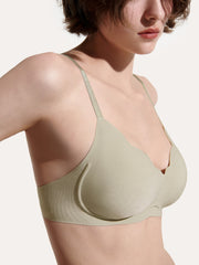 V-neck Contour Wireless Bra