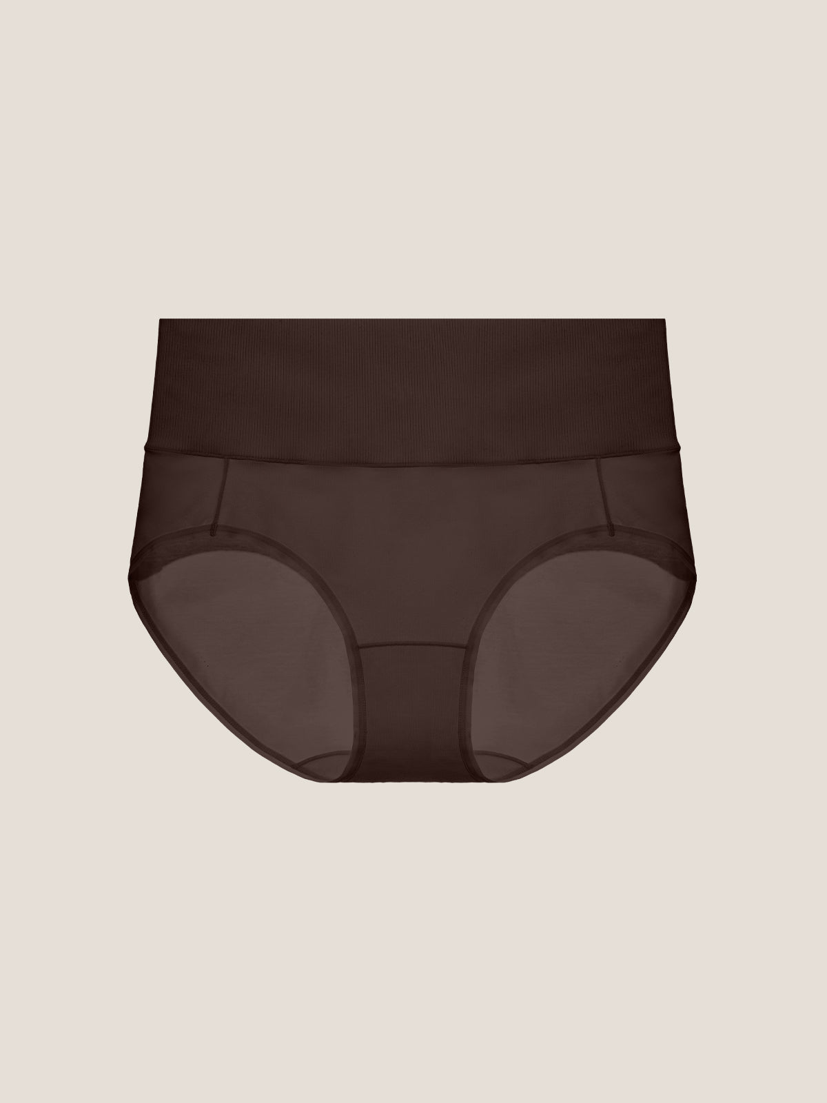 Pure Cotton Wide Elastic Band High-Waisted Brief 2-Pack