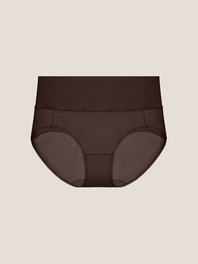 Pure Cotton Wide Elastic Band High-Waisted Brief 2-Pack