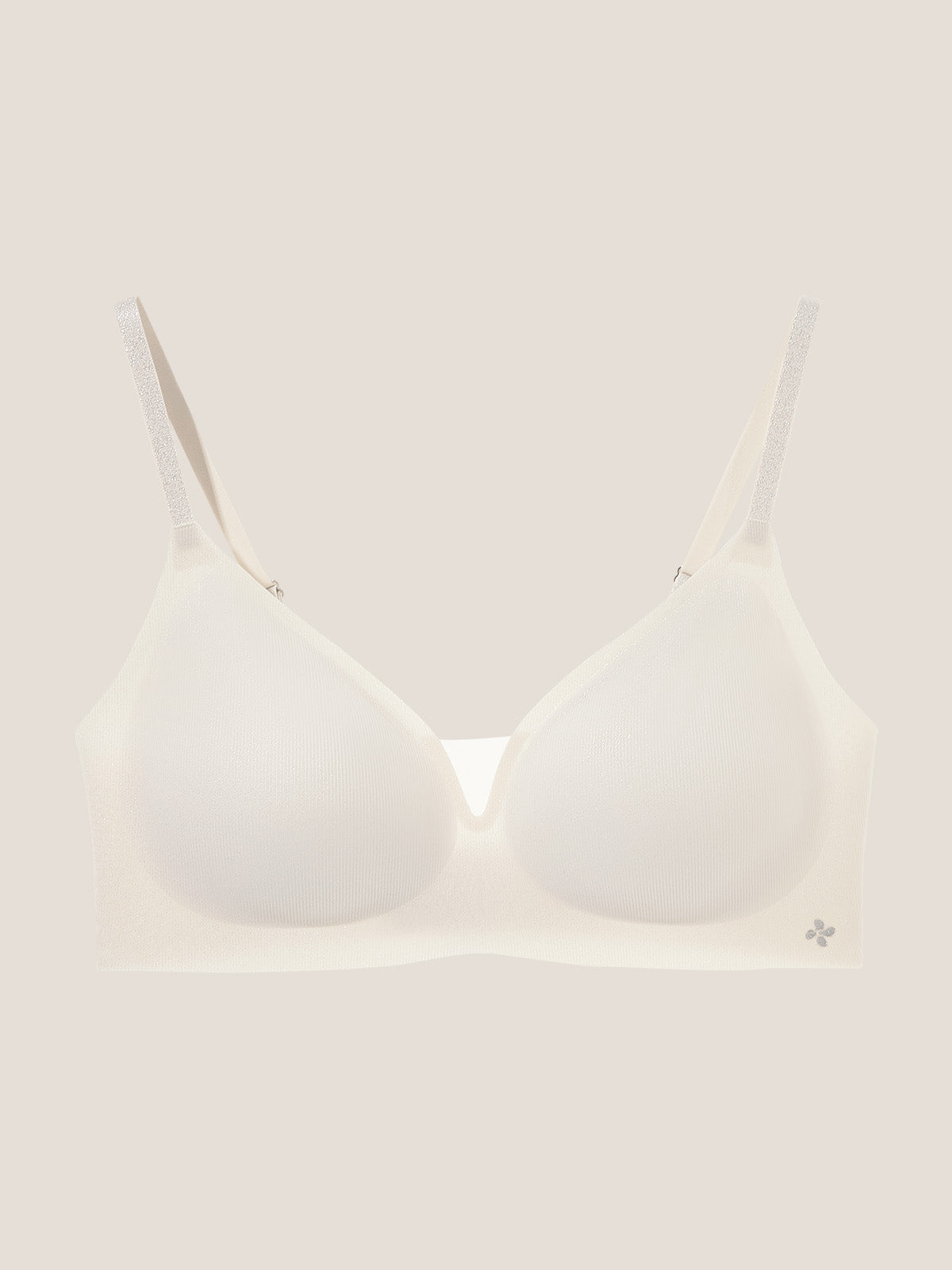 Basic Seamless Deep V Neck Mesh Cooling Bra - Smart Size