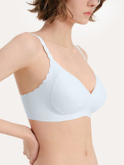 Basic Seamless Deep V Neck Cooling Bra - Smart Size