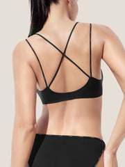 Wireless Letter Cross-Back Bralette – Smart Size